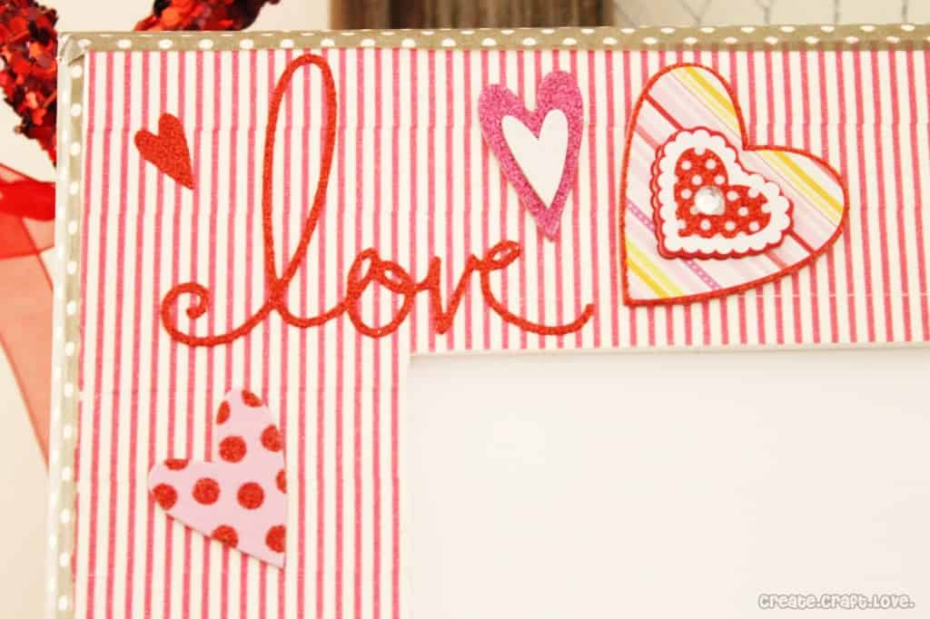 Washi Tape Frame for Valentine's Day