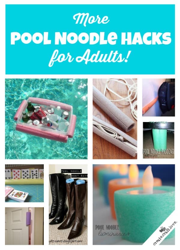 More Pool Noodle Hacks For Adults Diy Pool Noodles Mason Jar Crafts Diy