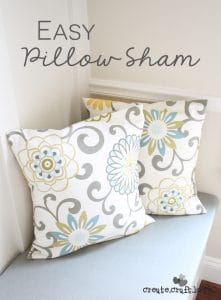 Easy Pillow Sham Cover