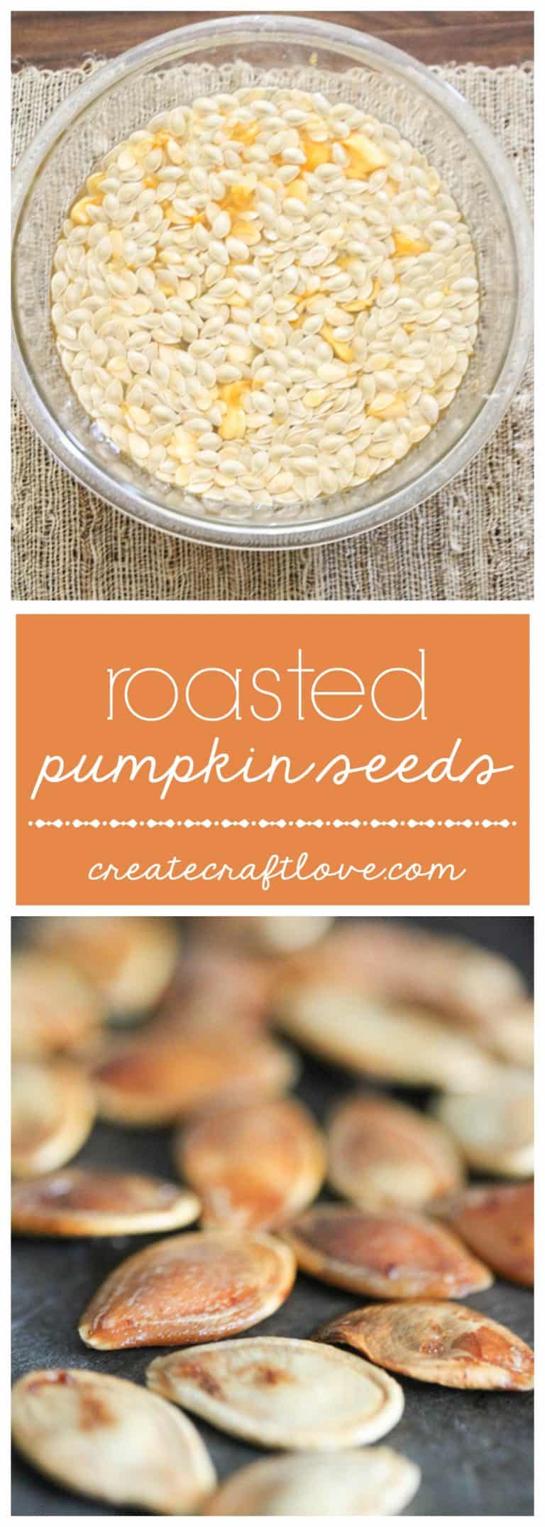 Roasted Pumpkin Seeds - Create Craft Love