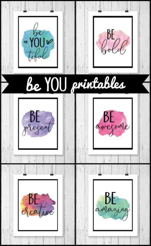 Email Exclusive: Be YOU Printables - Create Craft Love
