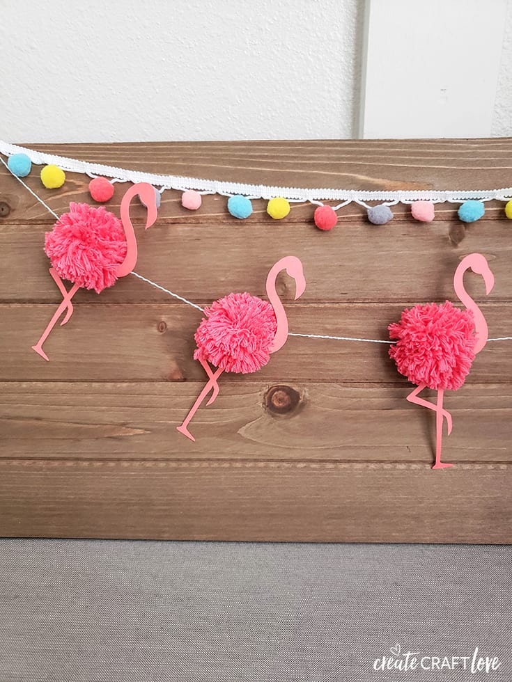 How To Make A Pom Pom Flamingo - Try Something New Every Month - Swoodson  Says