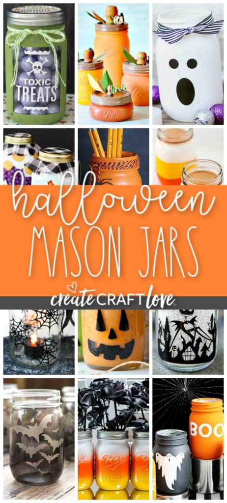 Mason Jar Ideas for Halloween - Create Craft Love