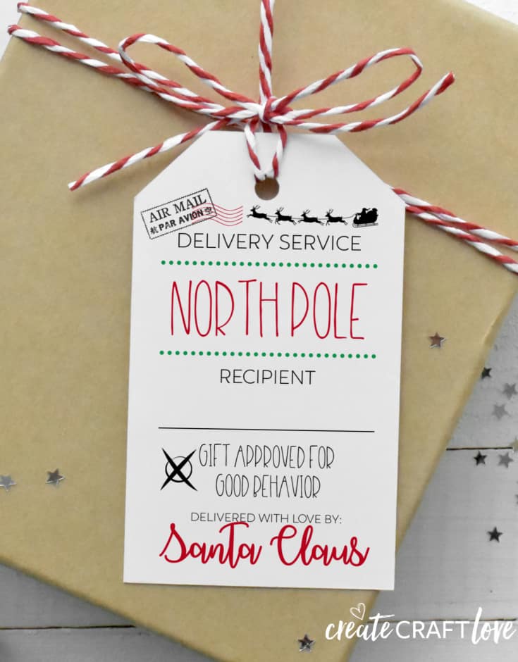Download Printable Santa Gift Tags Fun Christmas Gift Idea
