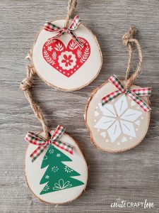 Nordic Christmas Ornaments | Free SVG File Included - Create Craft Love