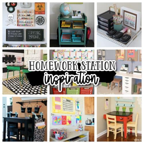 Homework Station Inspiration for a New School Year